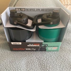 ASOBU - 2-Pack, Vacuum Insulated Mini Jug - 33oz each